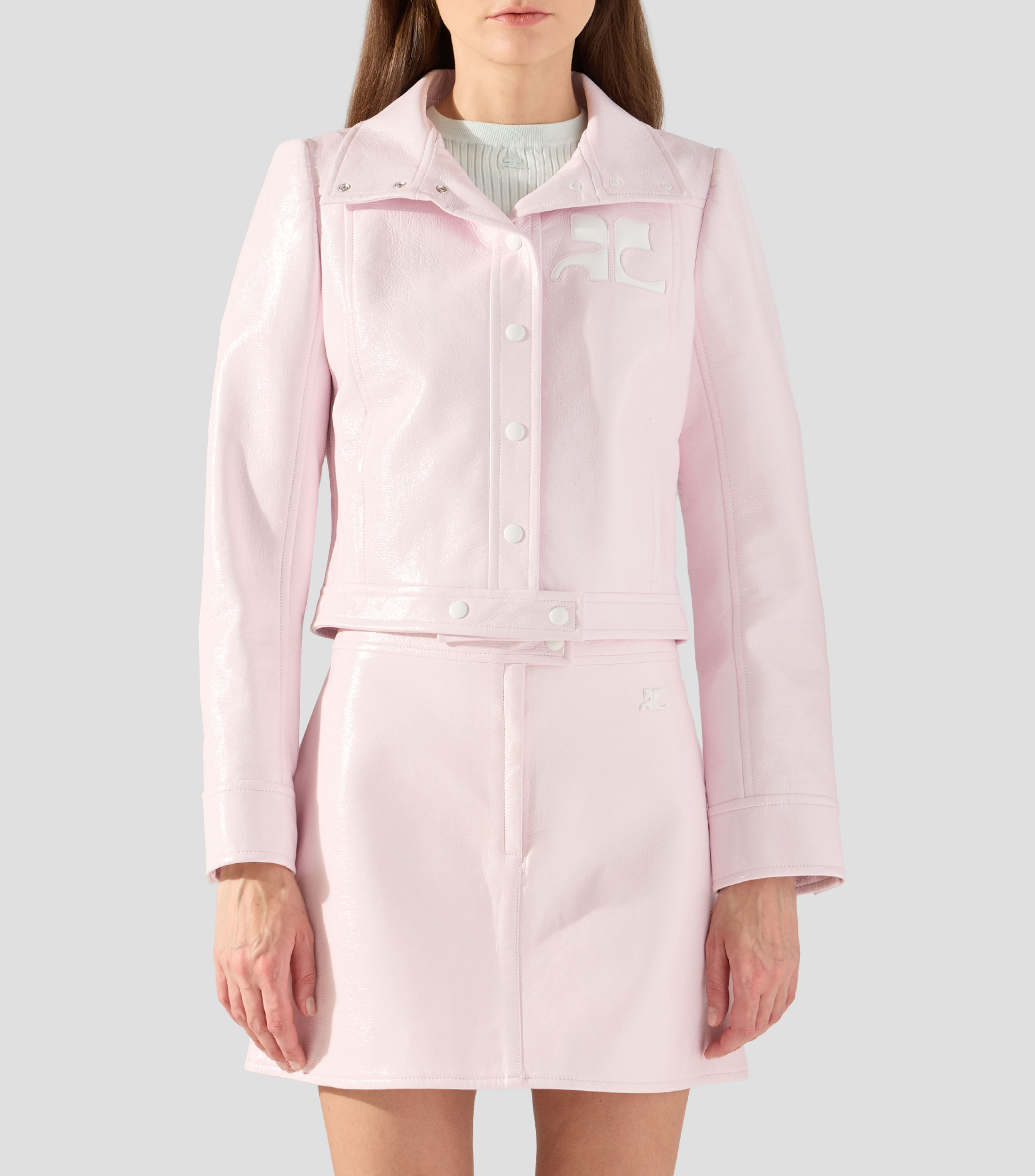 Chamarra biker Reedition liso Mujer